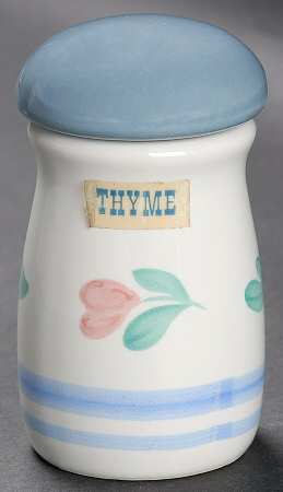 Capri Spice Jar Set Individual Jar & Lid
