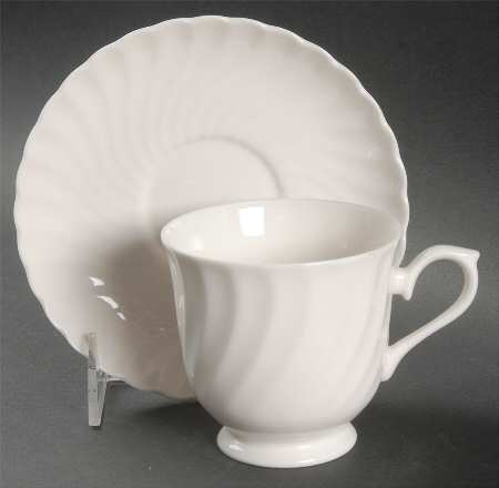 Century Footed Cup & Saucer Set