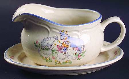 Chit Chat Gravy Boat & Underplate