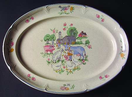 Chit Chat 14" Oval Serving Platter