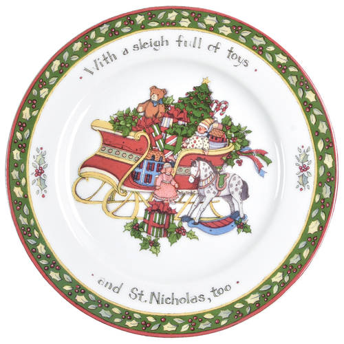 Christmas Story Salad Plate