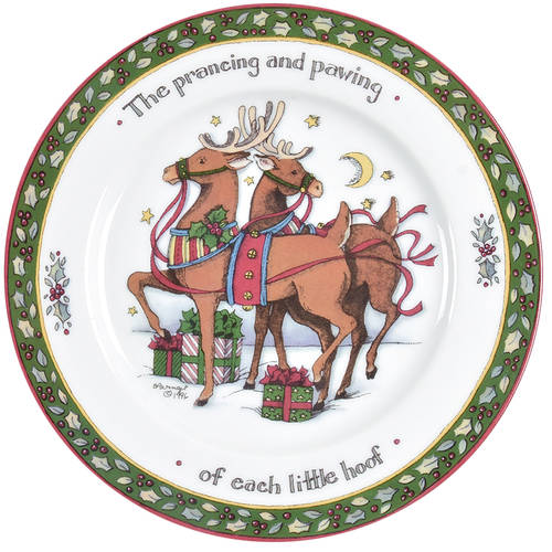 Christmas Story Salad Plate