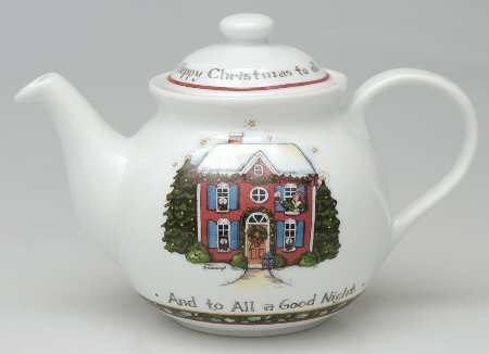 Christmas Story Teapot & Lid