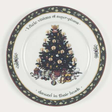 Christmas Story Salad Plate