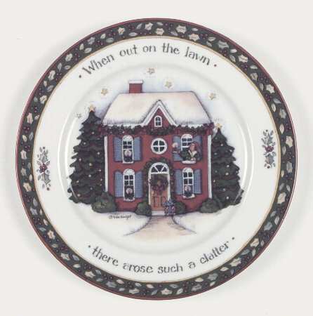 Christmas Story Salad Plate