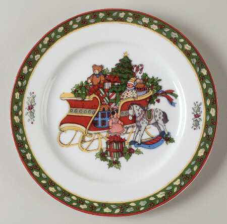 Christmas Story Salad Plate for 2-Tiered Serving Tray