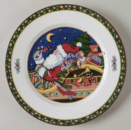Christmas Story Dinner Plate for 2 Tiered Serving Tray