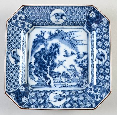 Ching Te Chen Octagonal Bread & Butter Plate