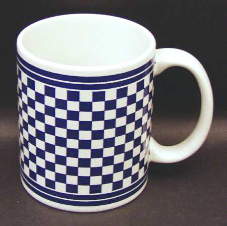 Classic Checks Blue Mug