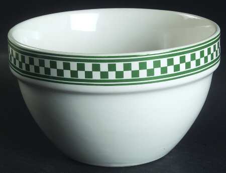 Classic Checks Green 6" Mixing Bowl