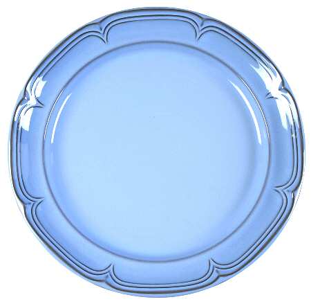 Country Blue 12" Chop Plate (Round Platter)