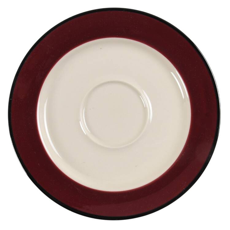 Colors of Celebration Burgundy Saucer