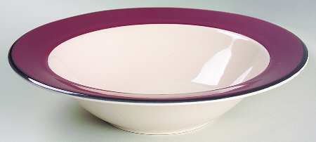 Colors of Celebration Burgundy 10" Round Vegetable Bowl