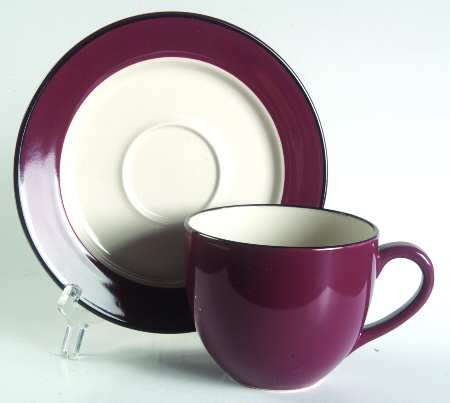 Flat Cup & Saucer Set