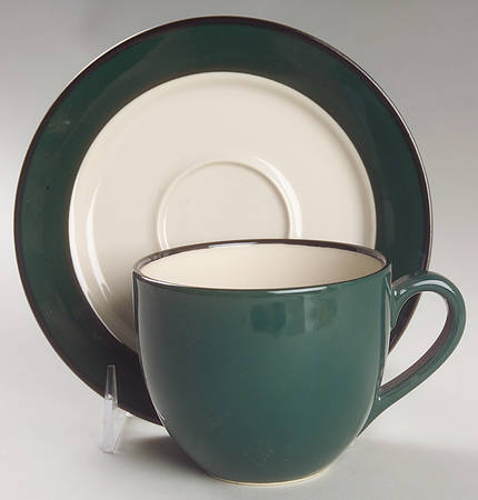 Colors of Celebration Flat Cup & Saucer Set