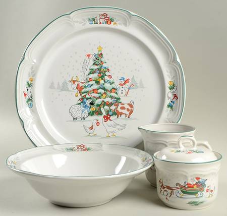 Country Christmas 5 Piece Hostess Set