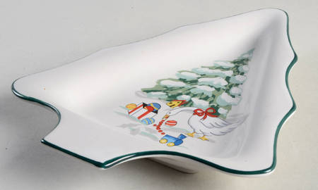 Country Christmas Open Candy Dish