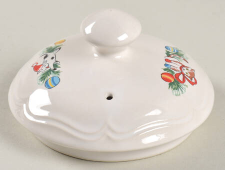 Country Christmas Lid for Teapot