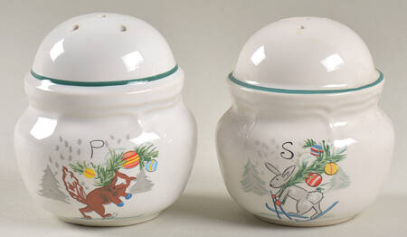 Country Christmas Salt & Pepper Set