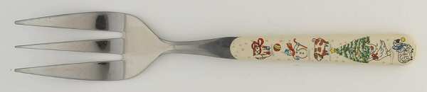 Country Christmas Cold Meat Fork