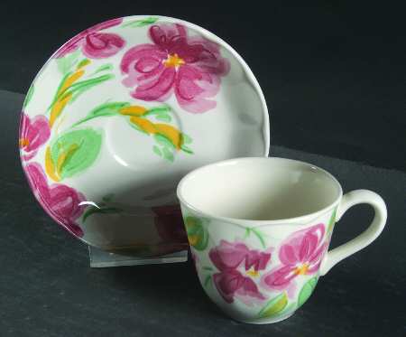 Covent Garden Flat Cup & Saucer Set