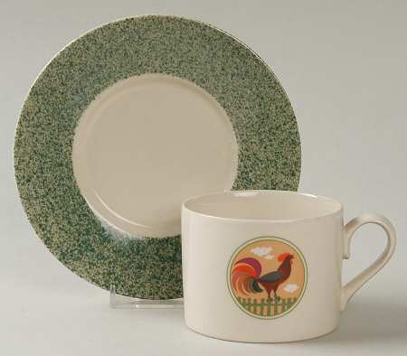Country Inn Flat Cup & Saucer Set
