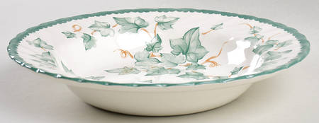 Country Vine Large Rim Soup Bowl by International
