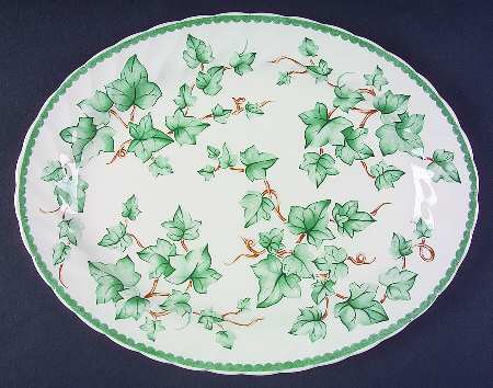 Country Vine 12" Oval Serving Platter by International