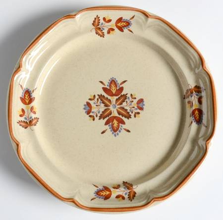 Crewel Salad Plate
