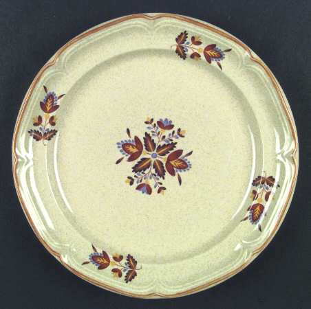 Crewel Dinner Plate