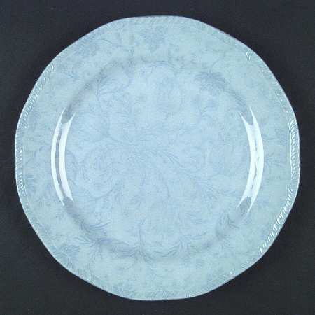 Damask Blue Dinner Plate