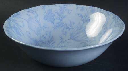 Damask Blue Coupe Cereal Bowl