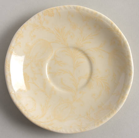 Damask Ivory Saucer