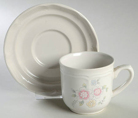 Dawn Flat Cup & Saucer Set