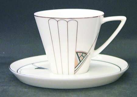 Dazzle Flat Cup & Saucer Set