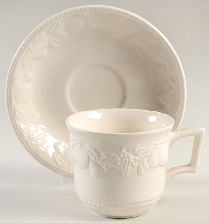 Devonshire Flat Cup & Saucer Set