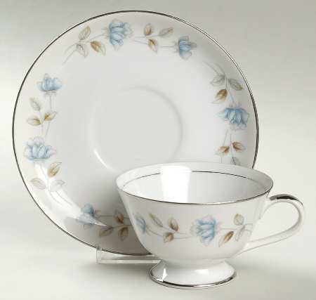 Elegant Lady Footed Cup & Saucer Set