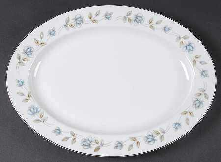 Elegant Lady 14" Oval Serving Platter