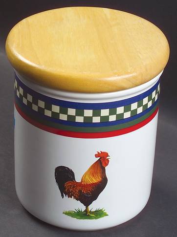 Ella's Rooster Medium Canister & Lid by International