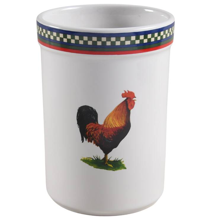 Ella's Rooster Utensil Holder