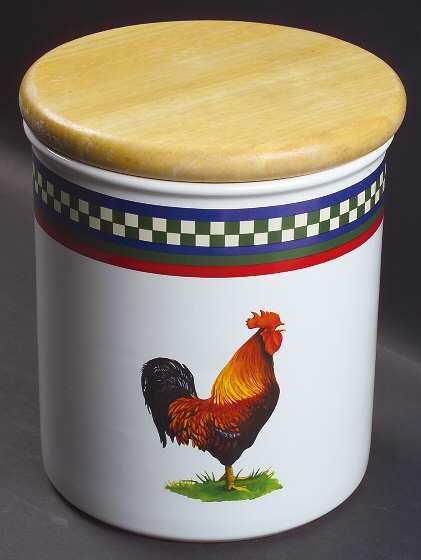 Ella's Rooster Extra Large Canister & Lid