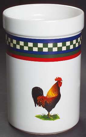 Ella's Rooster Utensil Holder