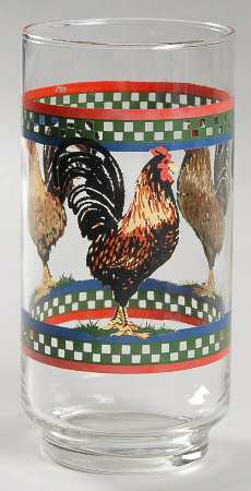 Ella's Rooster 14 Oz Glassware Tumbler