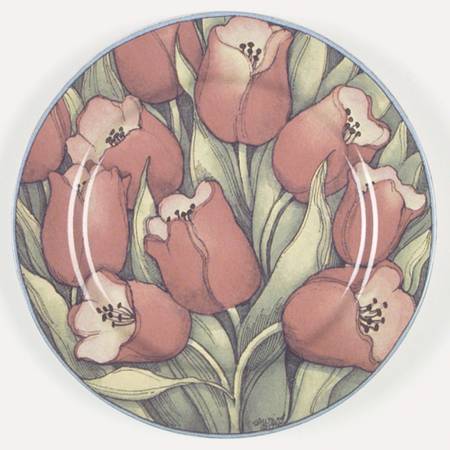 Farmhouse Blue Salad Plate