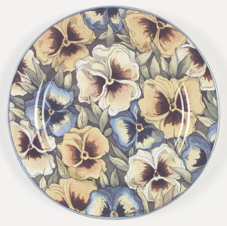 Farmhouse Blue Salad Plate