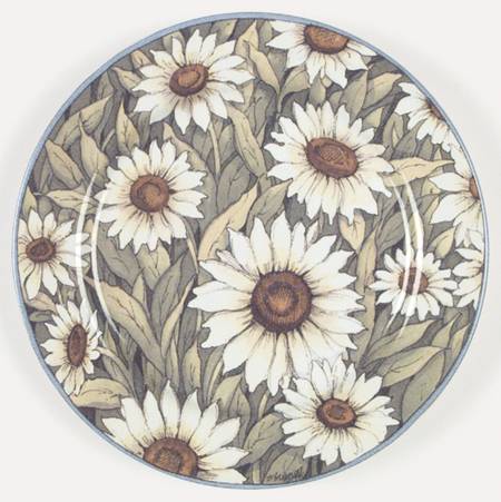 Farmhouse Blue Salad Plate