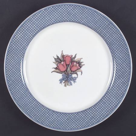 Farmhouse Blue Dinner Plate