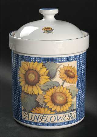 Farmhouse Blue Extra Large Canister & Lid