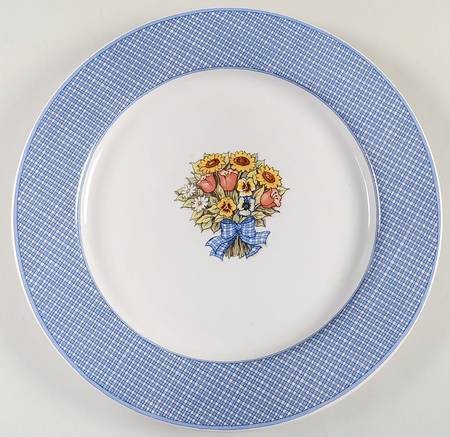 Farmhouse Blue 12" Chop Plate (Round Platter)