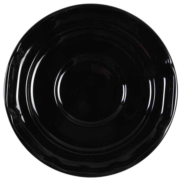 Fifth Ave Black Saucer